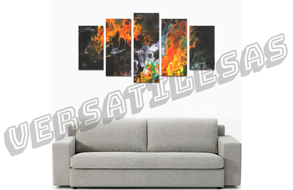 Canvas Wall Art Prints (No Frame) 5-Pieces