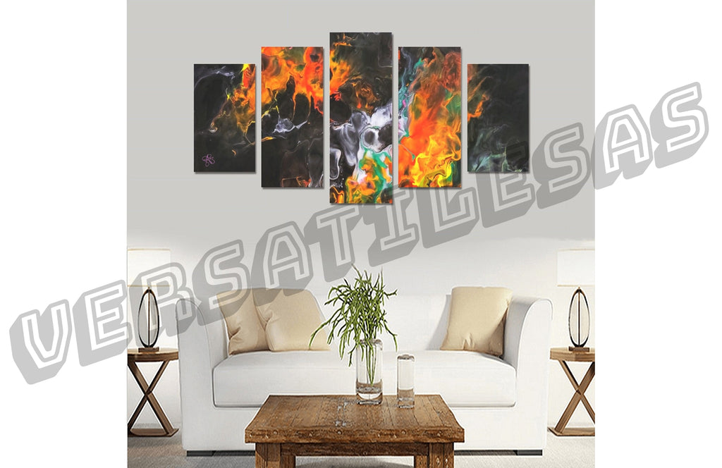 Canvas Wall Art Prints (No Frame) 5-Pieces