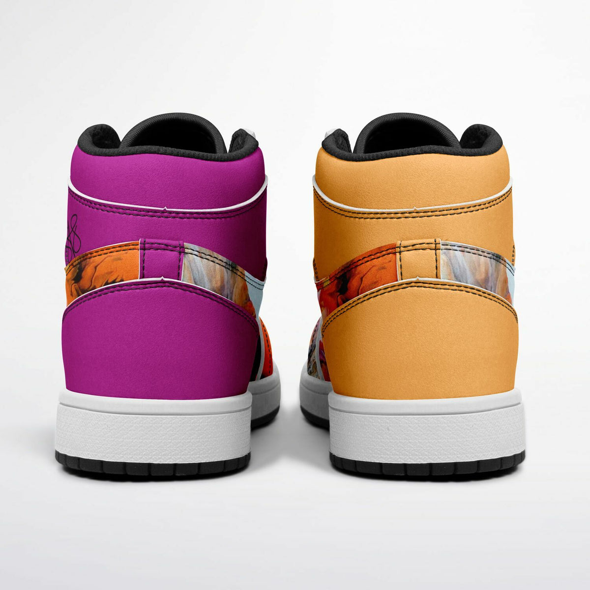 Motion High Top Shoes - Creamsicle