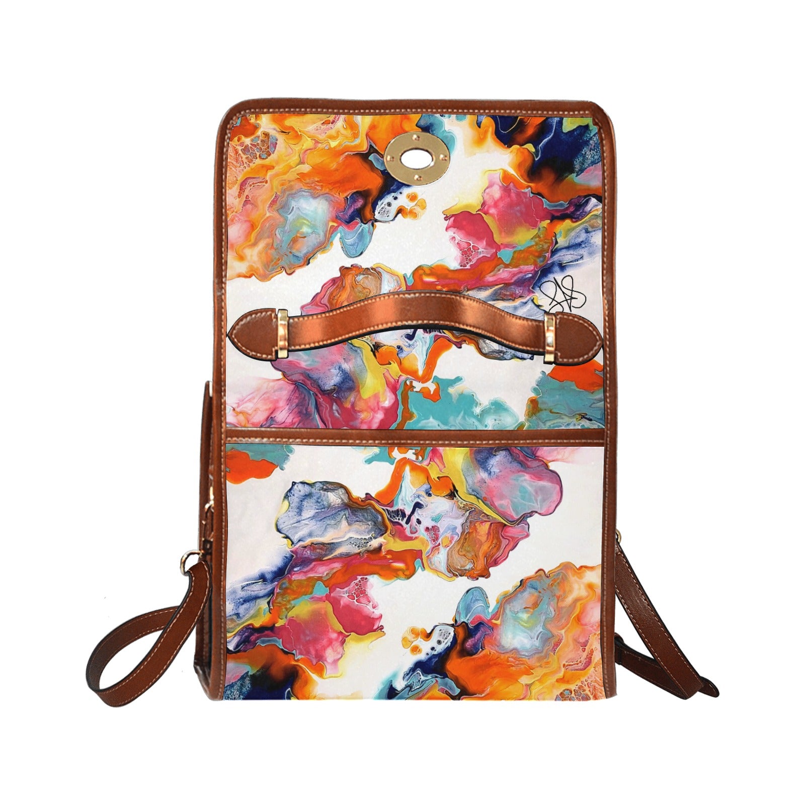Waterproof Canvas Bag-Brown