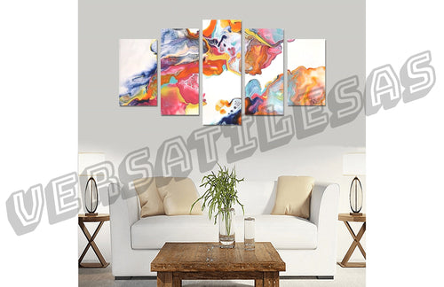 Canvas Wall Art Prints (No Frame) 5-Pieces