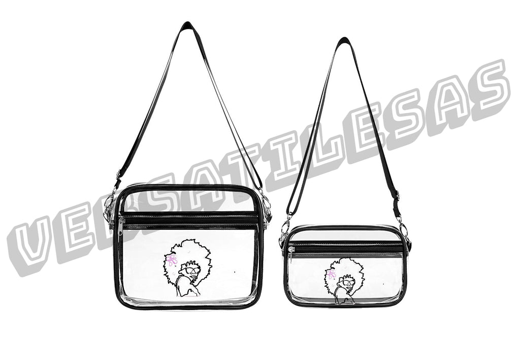 Transparent satchel set Two piece New