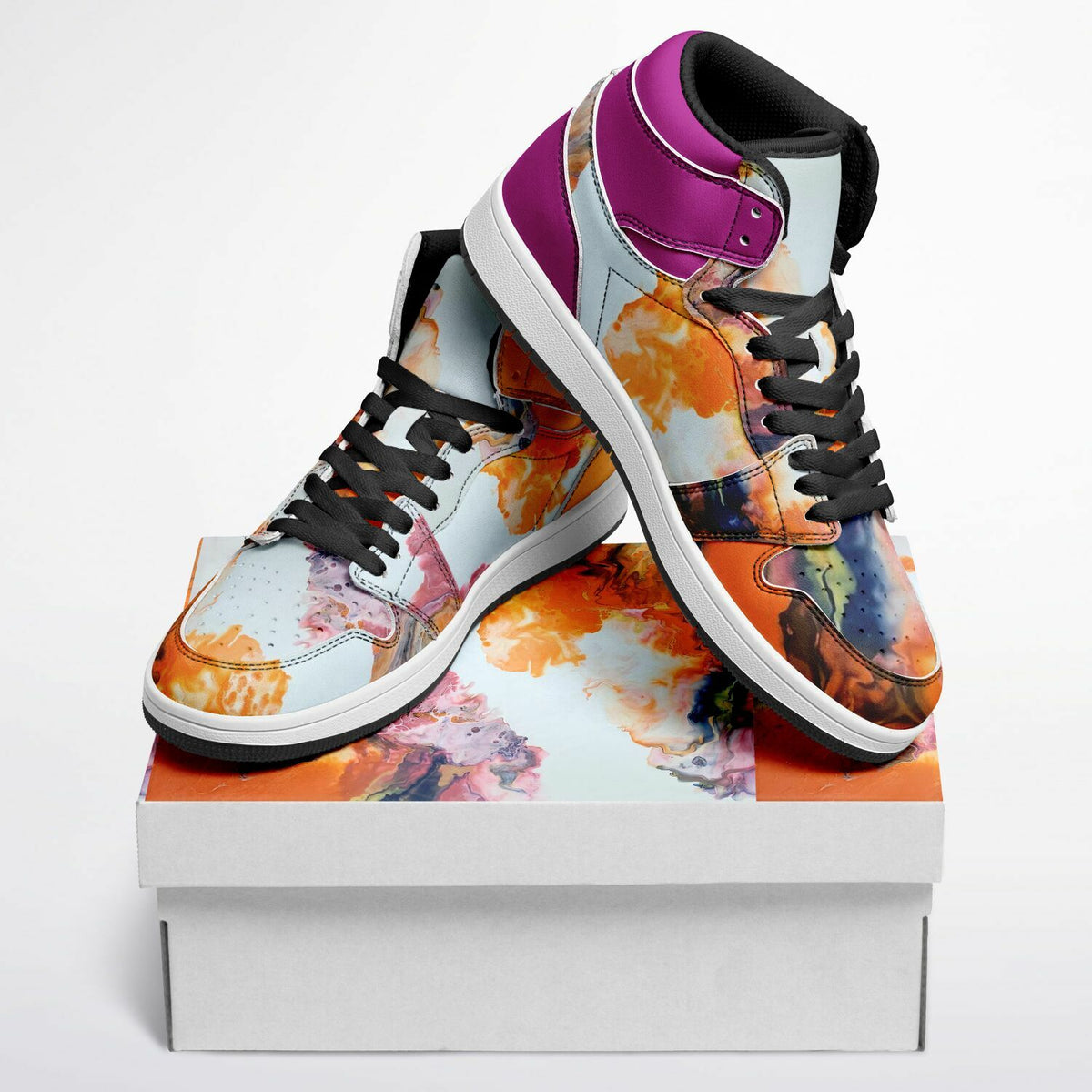 Motion High Top Shoes - Creamsicle