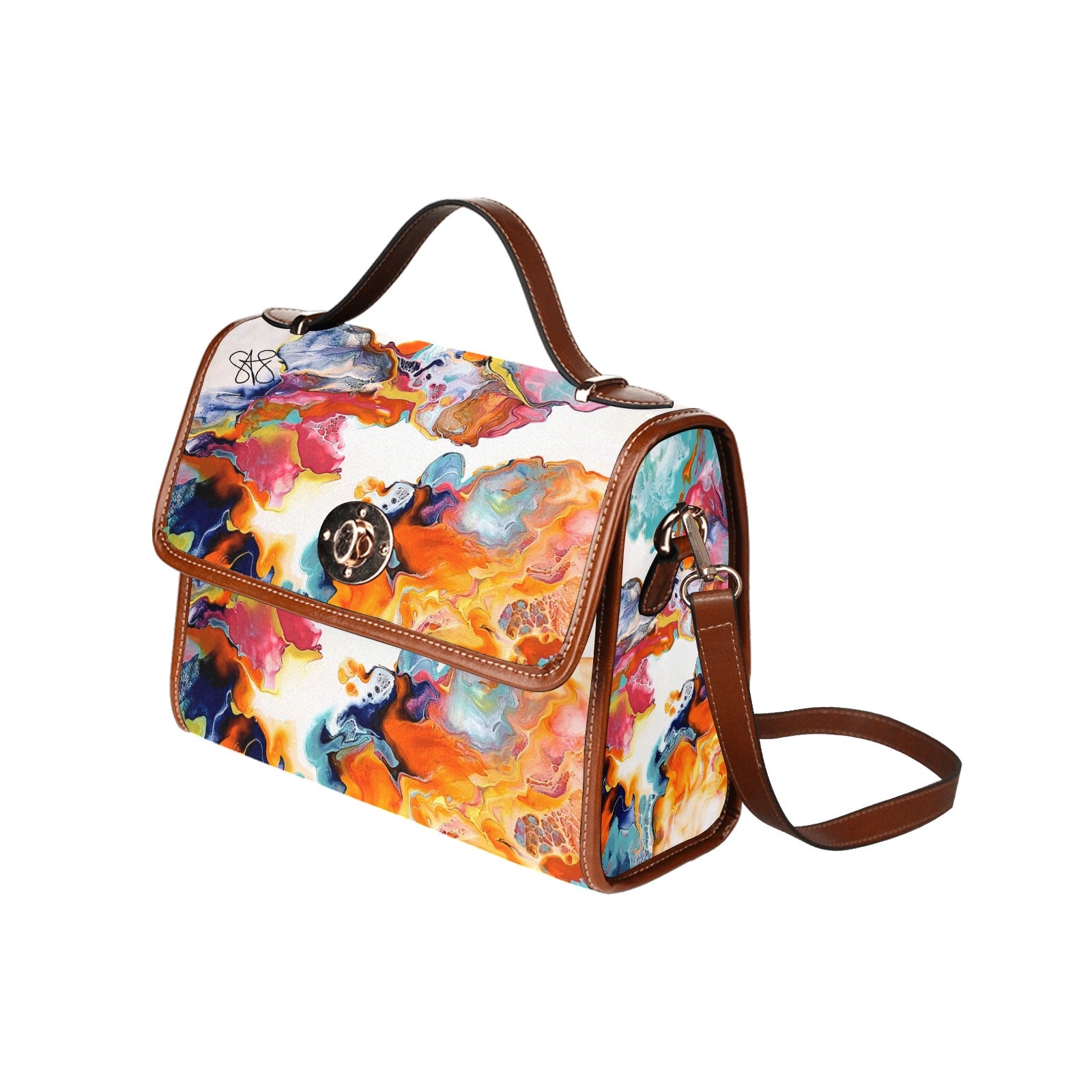 Waterproof Canvas Bag-Brown