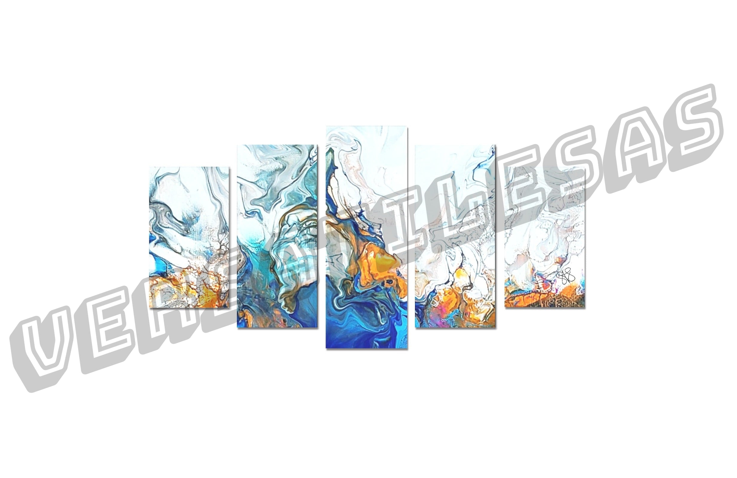 Canvas Wall Art Prints (No Frame) 5-Pieces