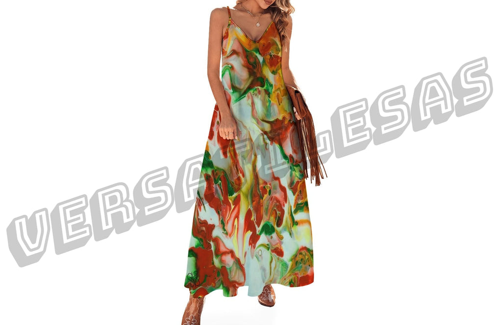 Sling Ankle Long Dress