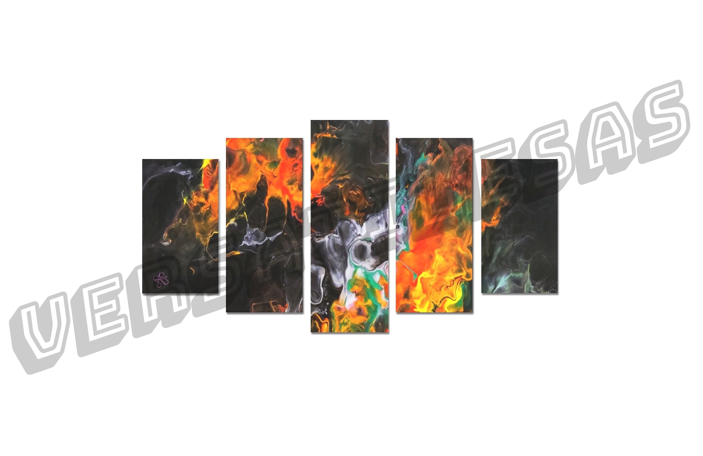 Canvas Wall Art Prints (No Frame) 5-Pieces