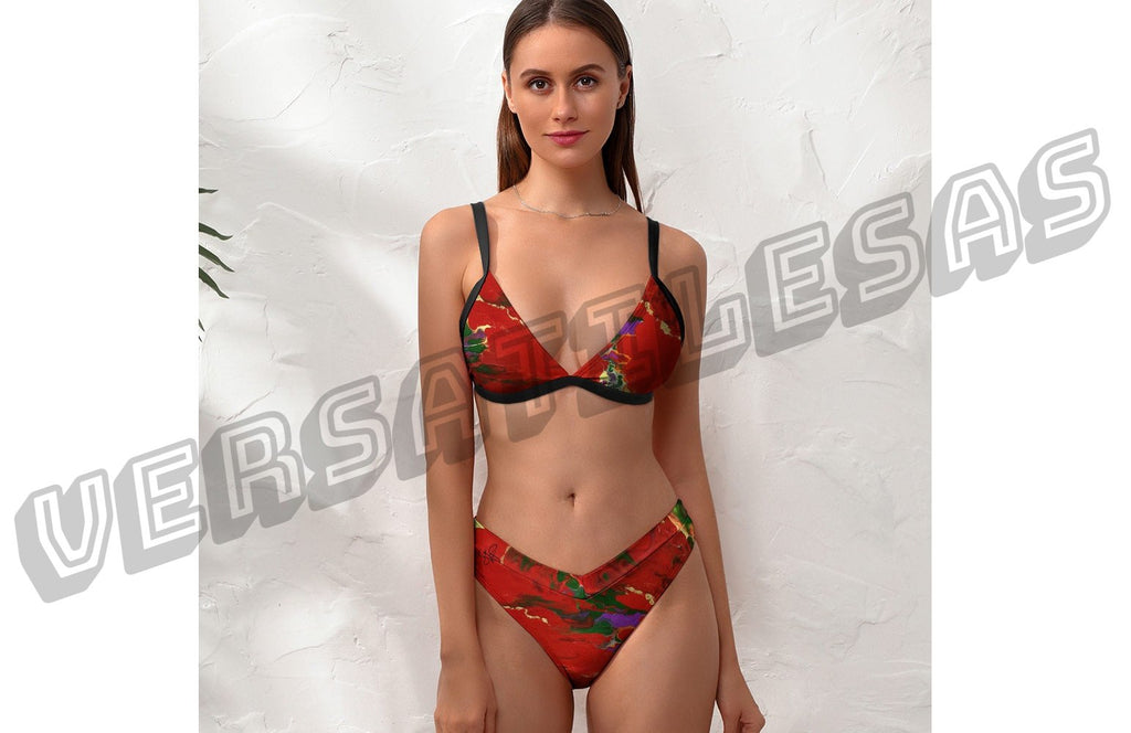Woman Sexy Two Piece Bikini Swimsuit