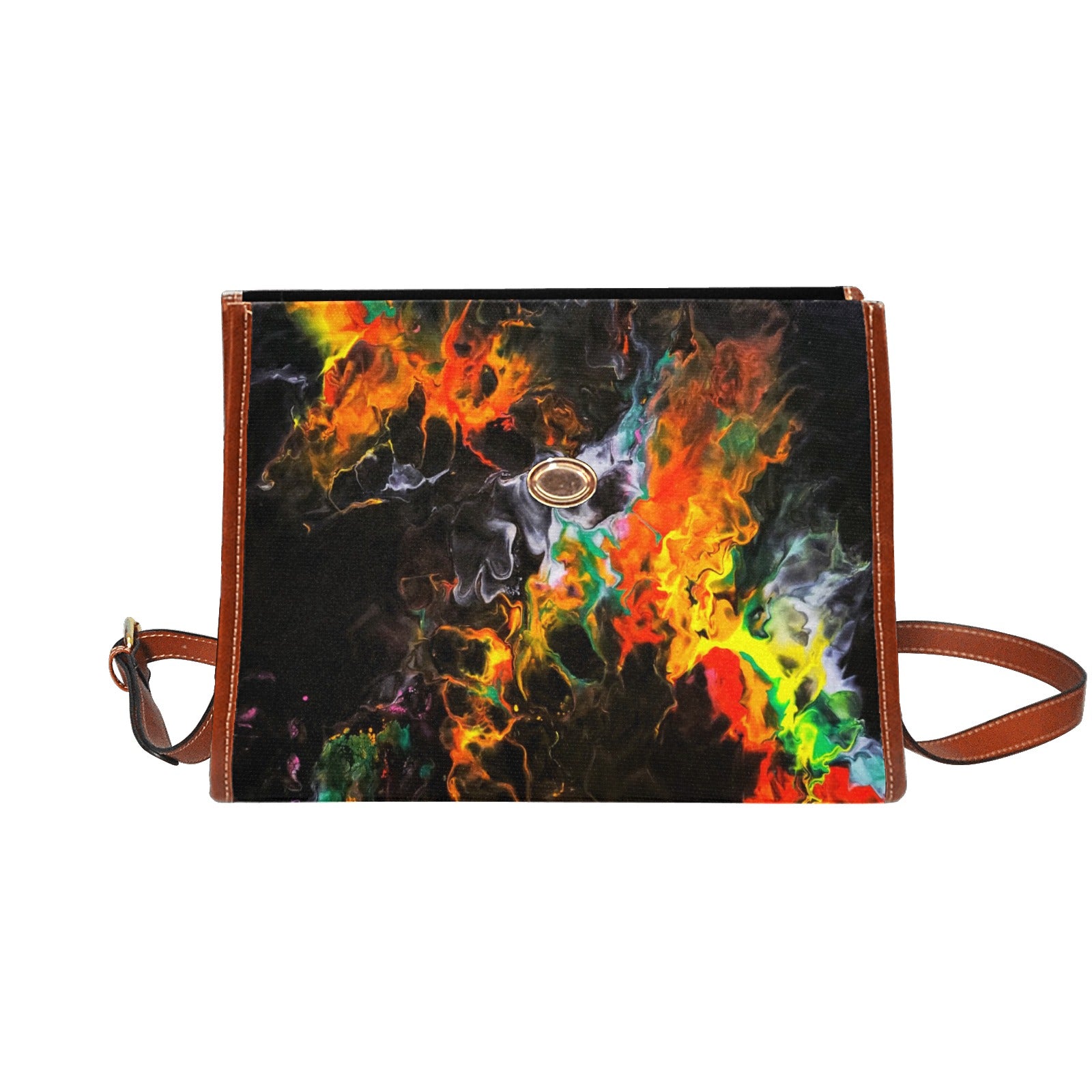 Waterproof Canvas Bag-Brown
