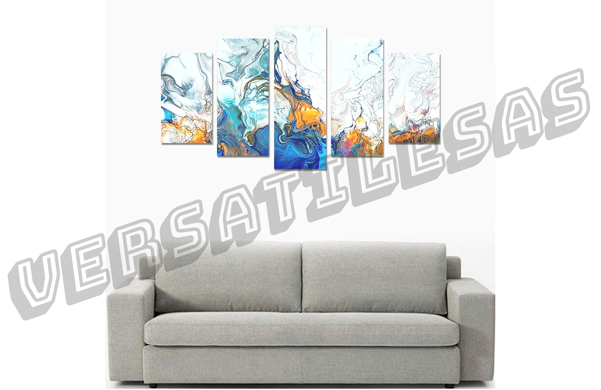 Canvas Wall Art Prints (No Frame) 5-Pieces