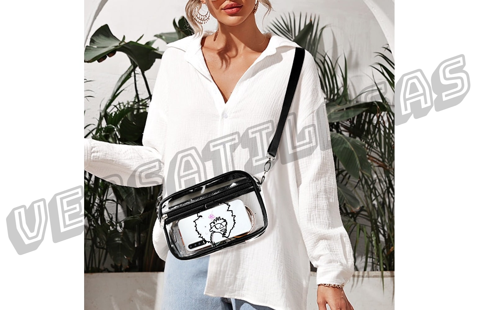 New Transparent satchel Small