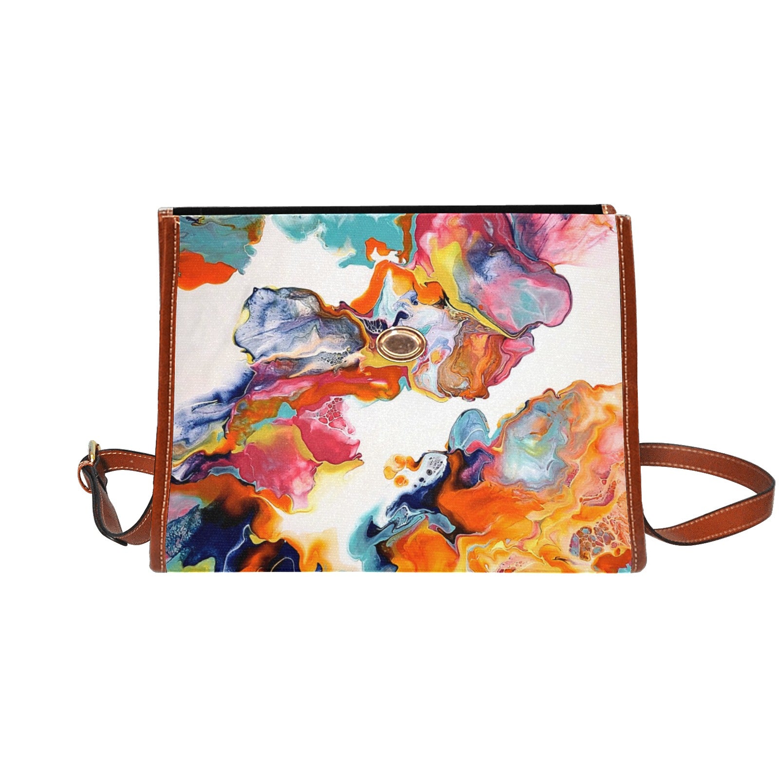 Waterproof Canvas Bag-Brown
