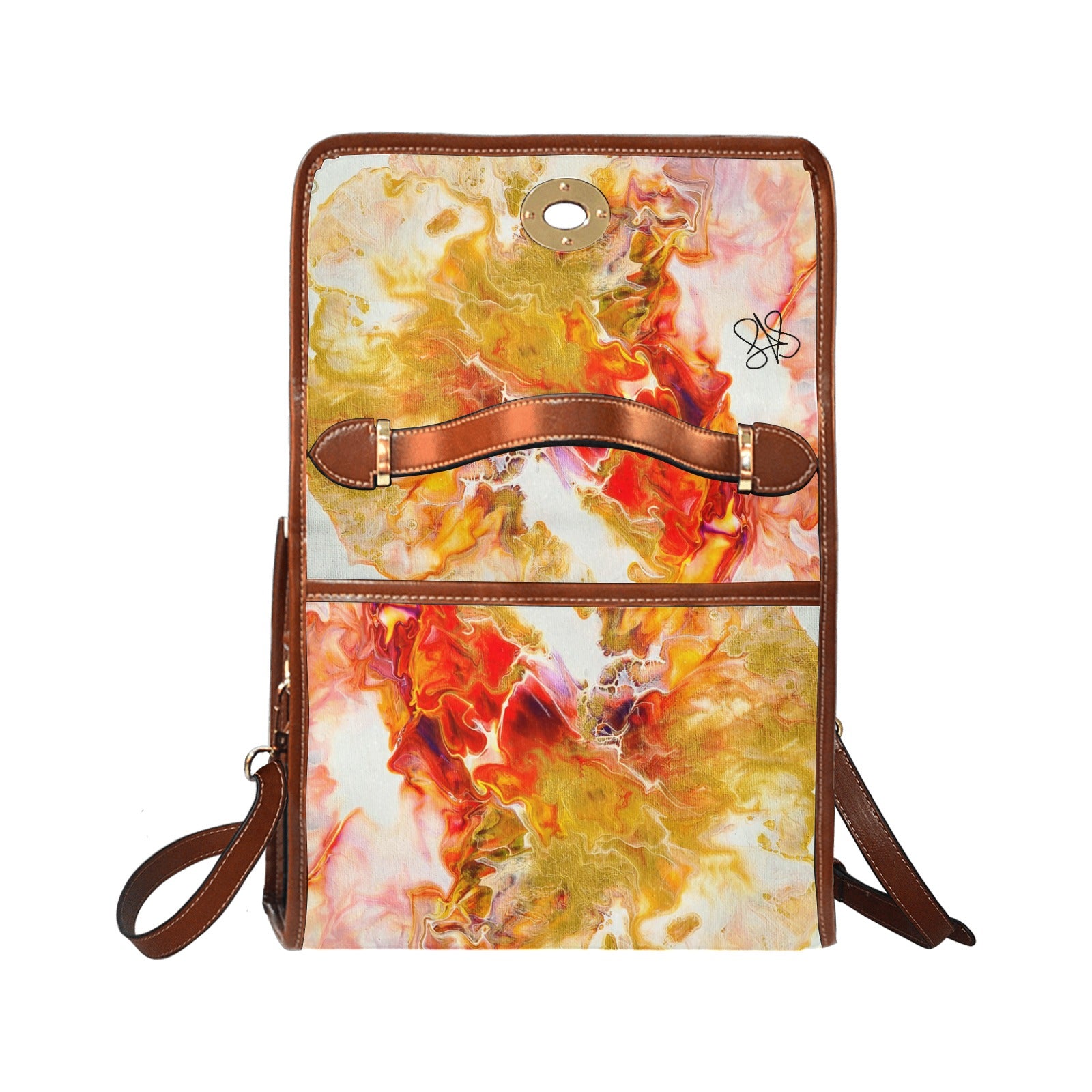 Waterproof Canvas Bag-Brown