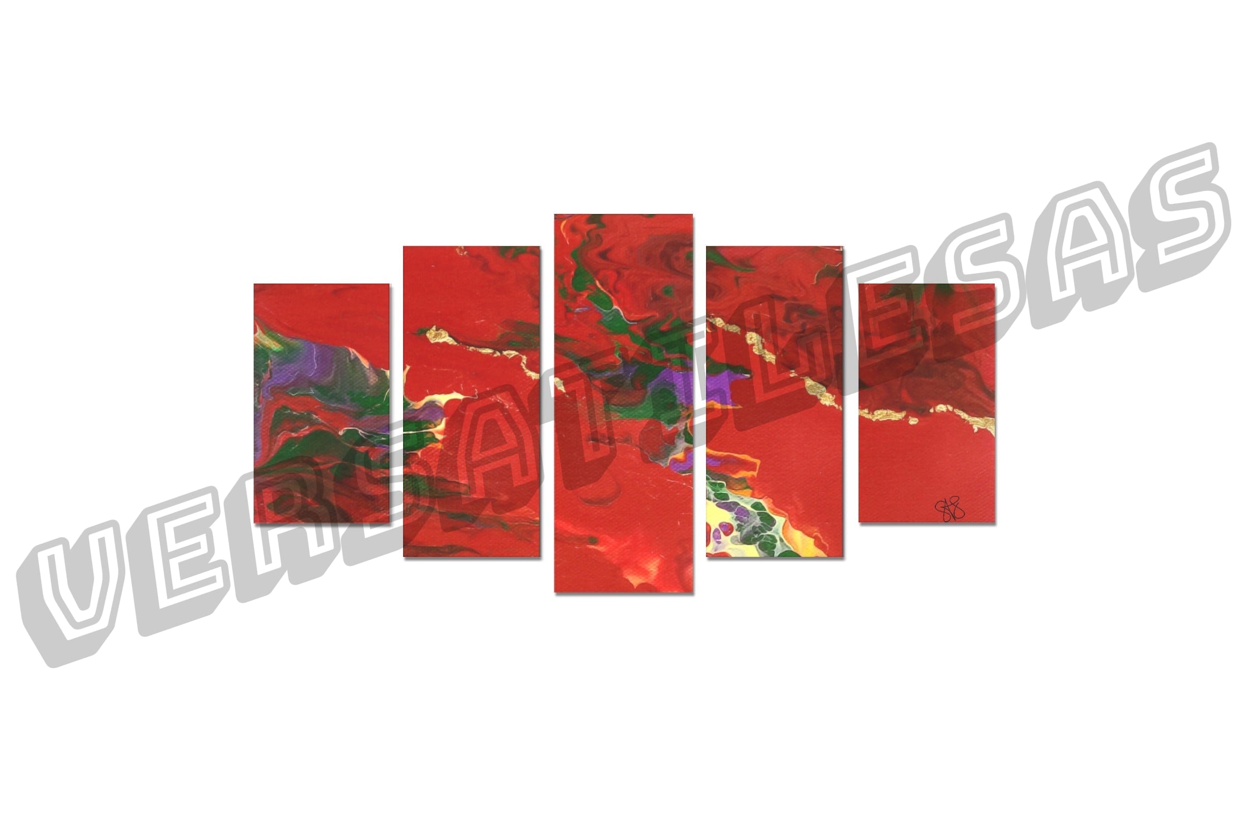 Canvas Wall Art Prints (No Frame) 5-Pieces