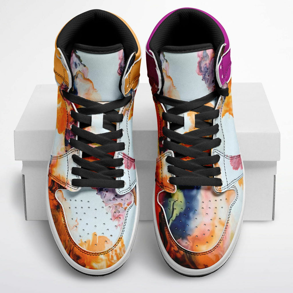 Motion High Top Shoes - Creamsicle